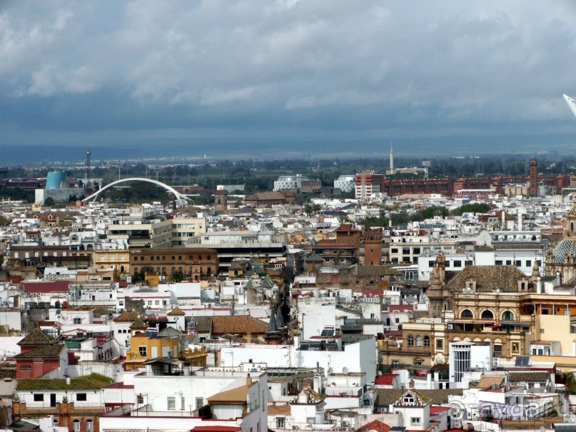 Вид на город с башни Хиральда