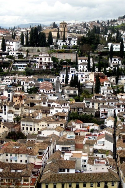 Вид на Альбайсин из бельведера зала Мешуар