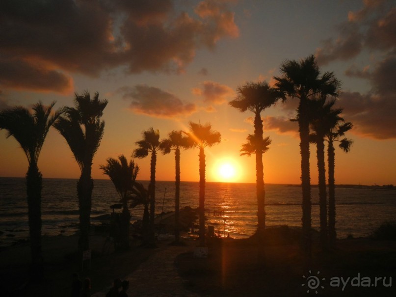 Закат в Пафосе