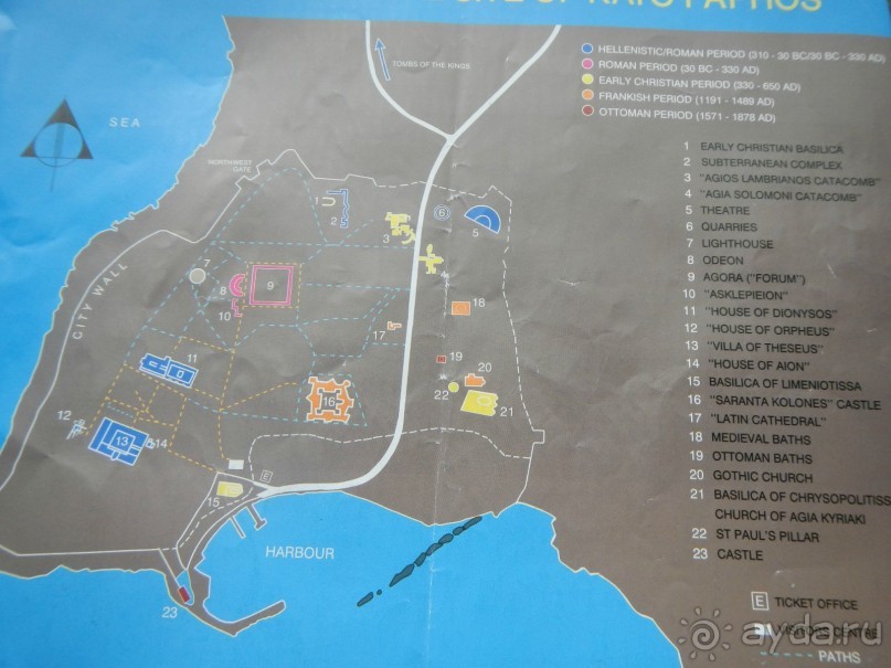 План Археологического парка