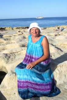 Городской пляж в Слиме со стороны открытого моря