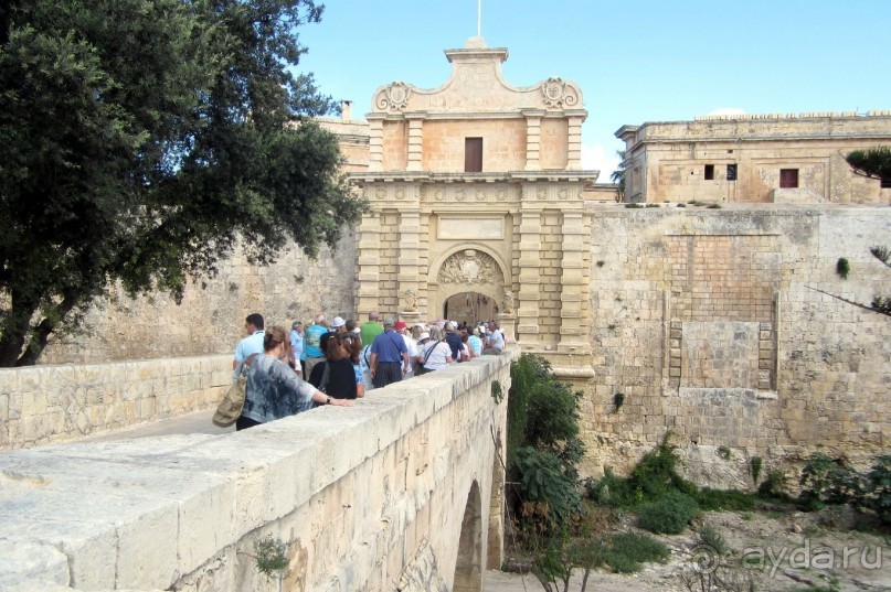 Мдина - главные ворота