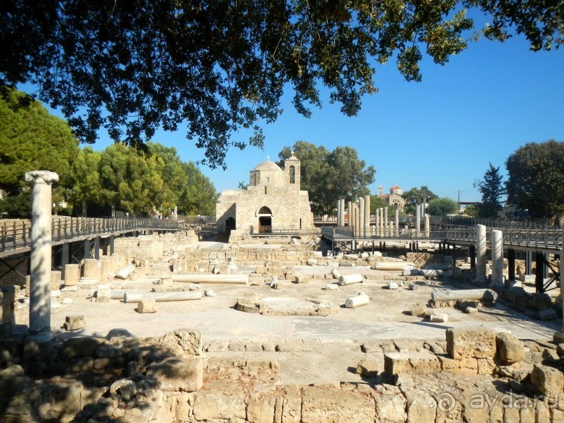 Раннехристианская базилика Хрисополитисса – Колонна апостола Павла – Церковь св. Кирияки