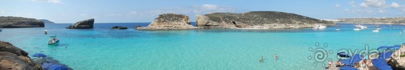 Панорамный вид на Голубую лагуну