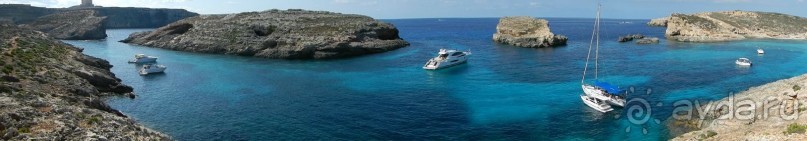 Панорамный вид на Голубую лагуну