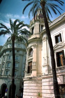 Площадь Мэрии из окна автобуса