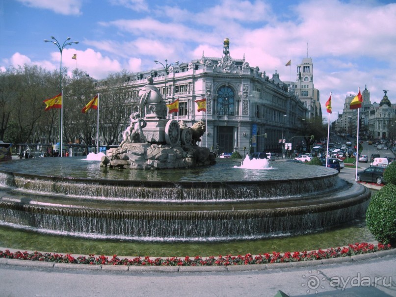 Фонтан Кибелы на Plaza de Cibeles