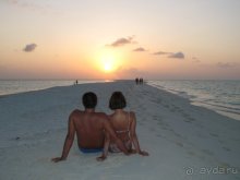 Закат на песчаной косе