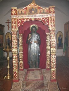 Образ Александра Невского в церкови Троицы Живоначальной с. Ворша (фото из Интернета)