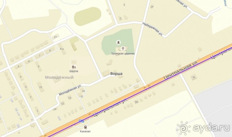 9 пункт описания. Церковь Троицы Живоначальной с. Ворша