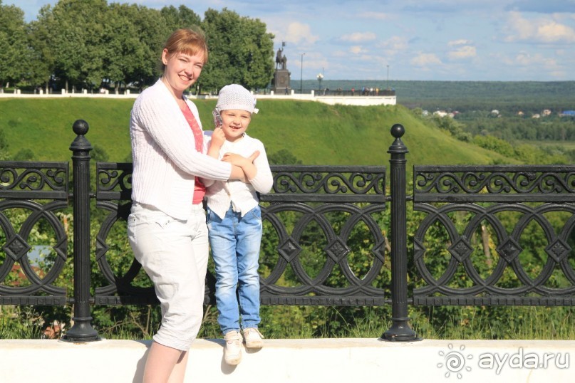 На смотровой площадке во Владимире - ул. Георгиевская