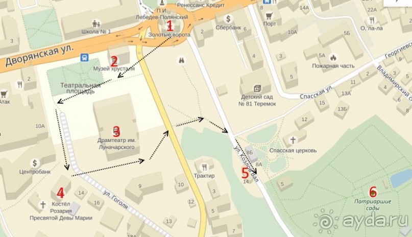 Театральная площадь. Владимир, Суздаль, Гусь-Хрустальный. Часть 7