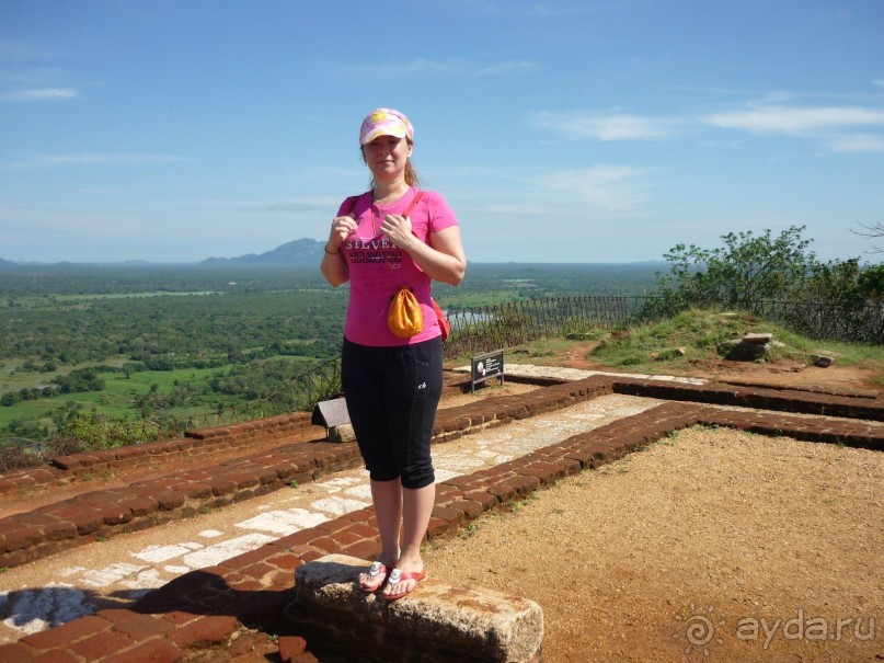 Высшая точка на горе Сигирия