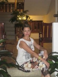 В отеле, на нашем этаже.