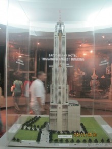 Макет самого высокого отеля в Бангкоке. Мы уже там. 