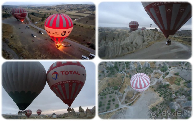 Каппадокия. День третий. Полет на воздушном шаре и Прогулка по долине Гёркюндере.