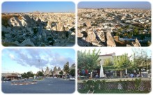 Верхние 2 кадра--вид на Гёреме с обзороной площадки.