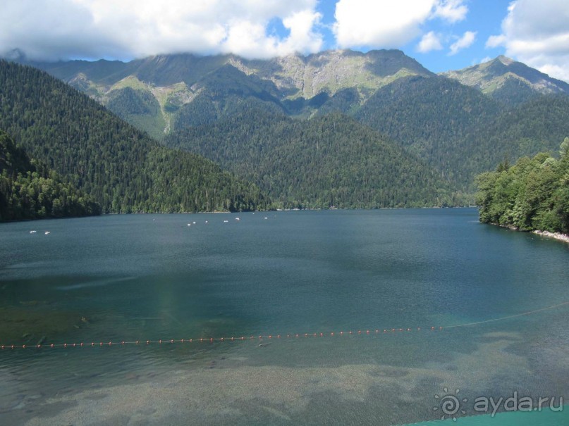 экскурсия, озеро Рица