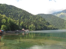 экскурсия, озеро Рица