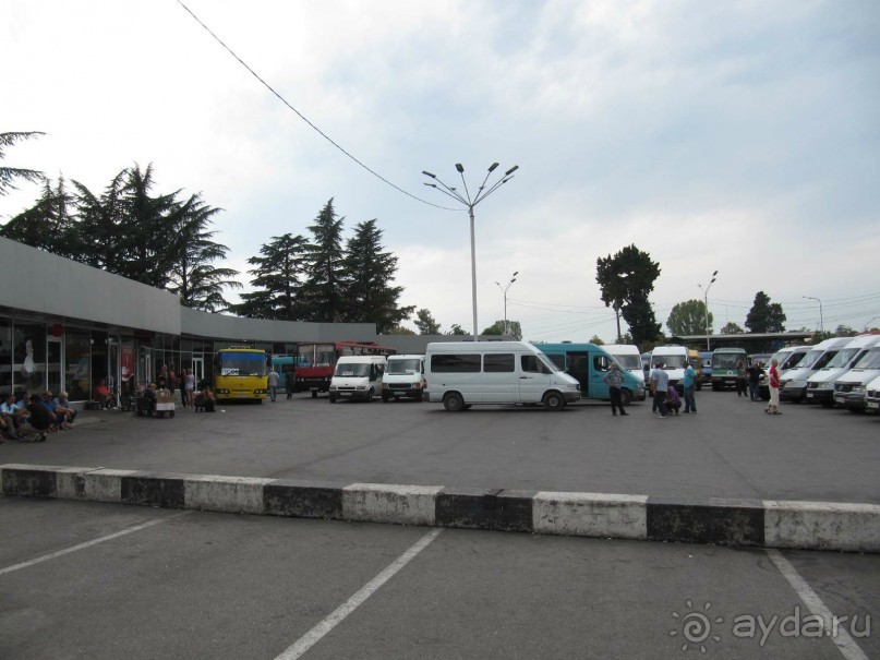 автовокзал в Псоу, Абхазия