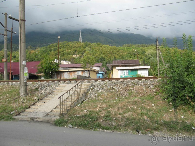 Гагра, переход через ж\д