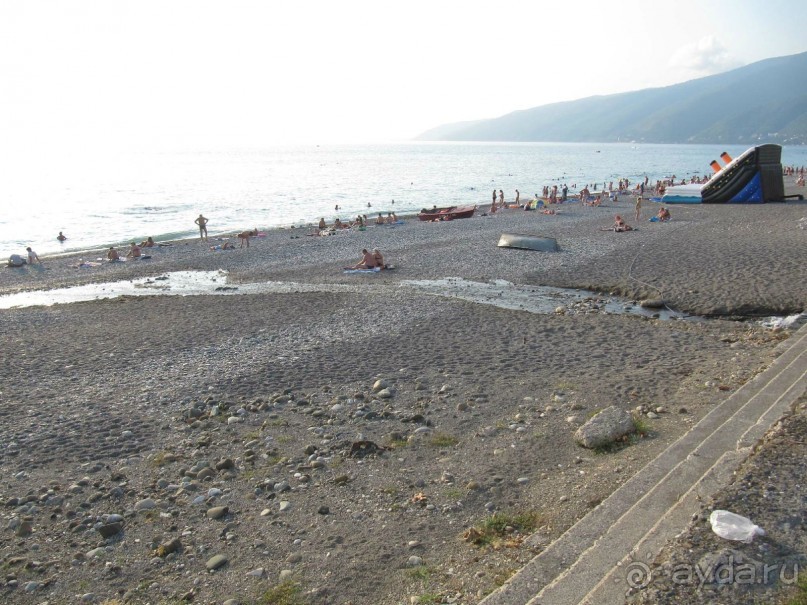 Гагра, стоки с аквапарка