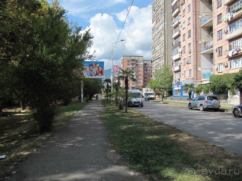 Гагра, ближняя улица