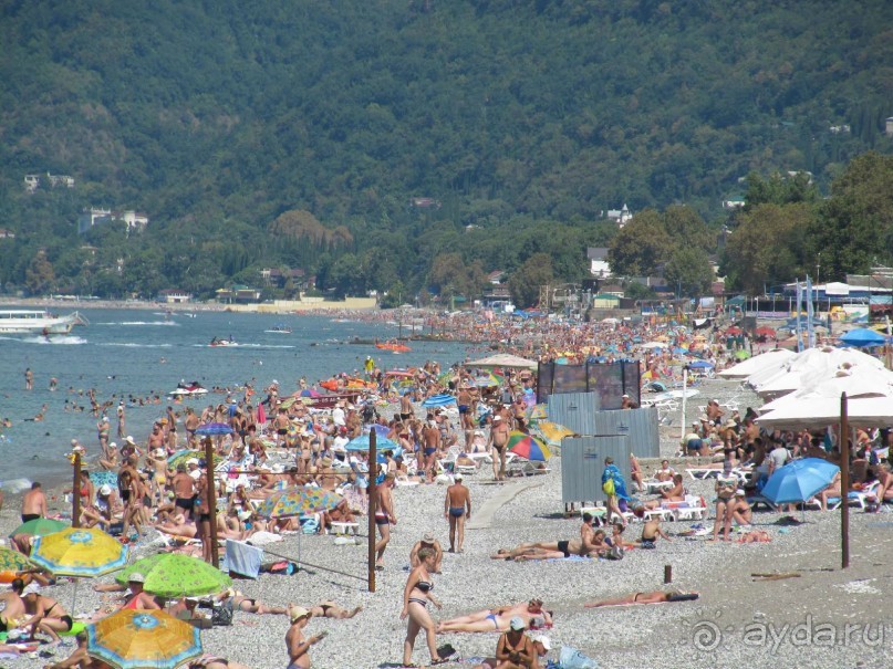 пляж к вечеру