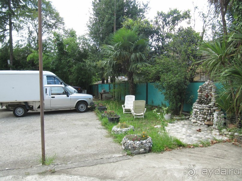 Вид с балкона на рынок.