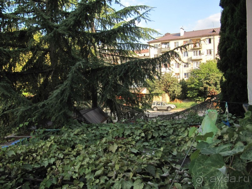 Вид с балкона вправо.