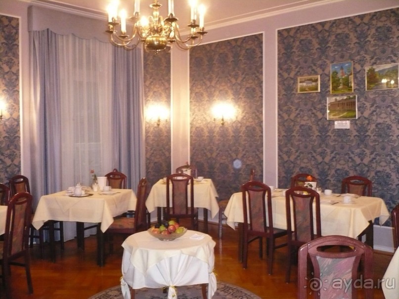 Отель Römerhof. Столовая для завтраков.