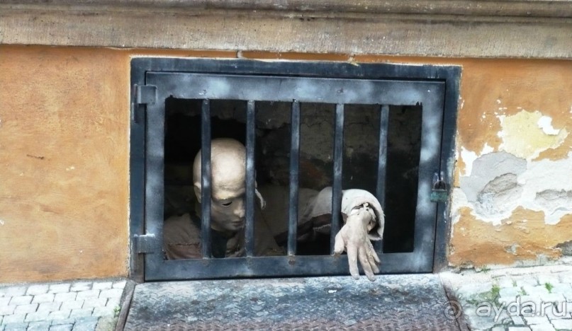 Идем мы идем и вдруг видим - узник из подземелья протягивает к нам руки. Если бы он ещё застонал…