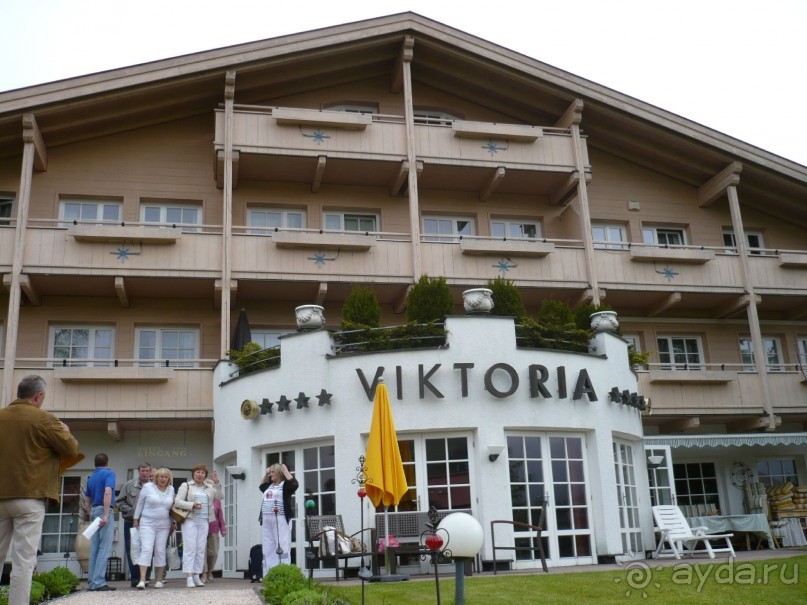 Наше временное пристанище в горах над Инсбруком. Собираемся после завтрака. 