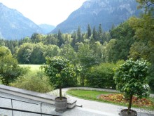 Вид от Мавританского киоска на Альпы