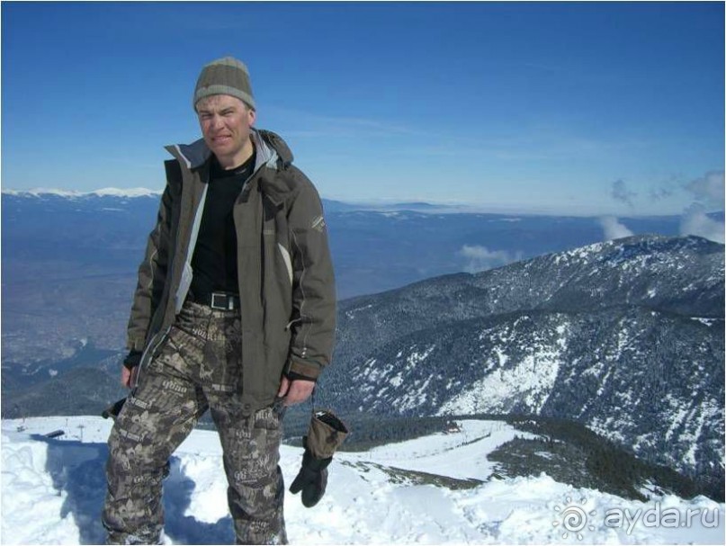 Я ..на вершине Тодорки….перед спуском…..