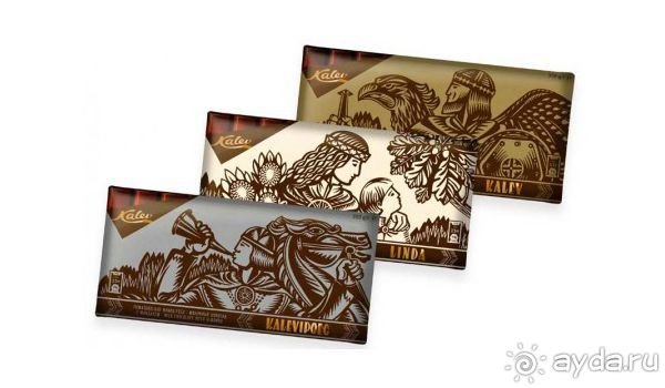 шоколад фирмы "Калев"