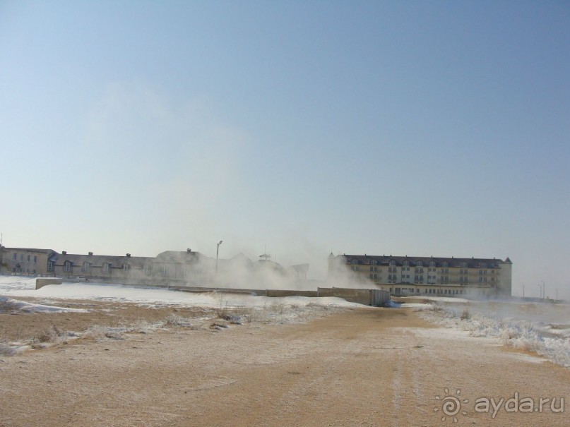 Зима на Азове, Арабатская стрелка, вилла Элизиум