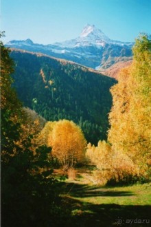 Красота Домбая осенью