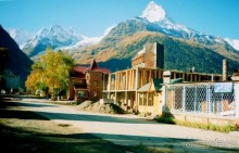 Красота Домбая осенью