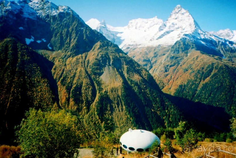 Красота Домбая осенью