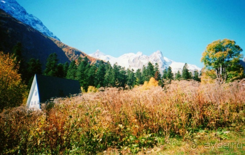 Красота Домбая осенью