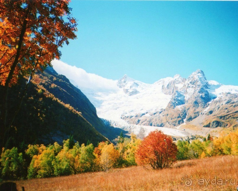 Красота Домбая осенью