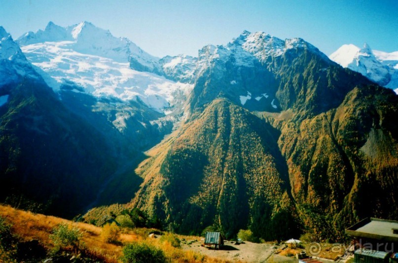 Красота Домбая осенью