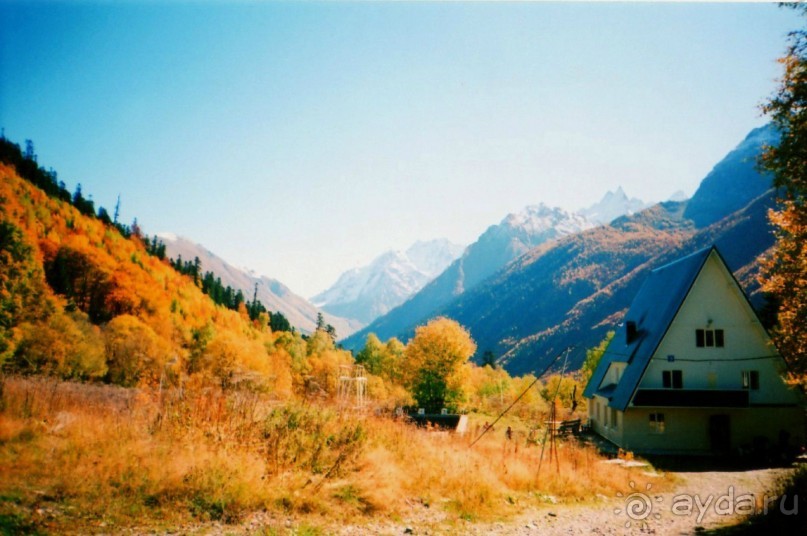 Красота Домбая осенью