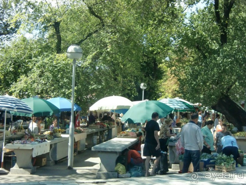 Трогир, В городке много уютных баров и ресторанов, ну и популярное пиво "Карловачко"