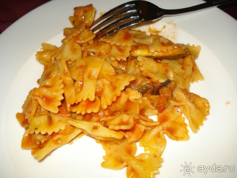 паста с баклажанами