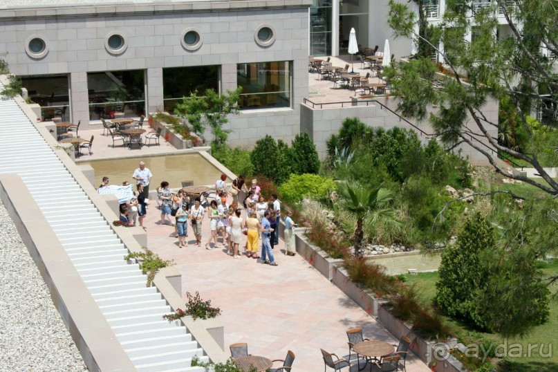 Вид с террасы.