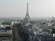 Вид на Париж с Триумфальной арки 