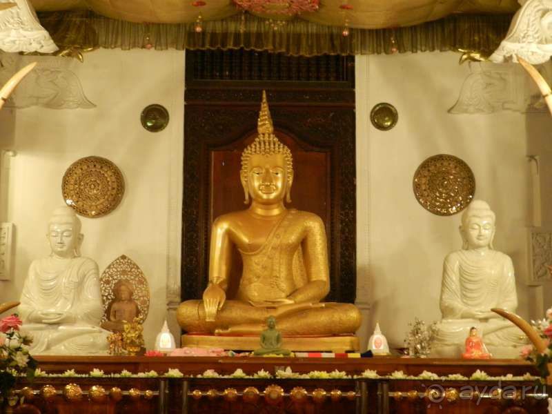 Главная золотая статуя Будды
