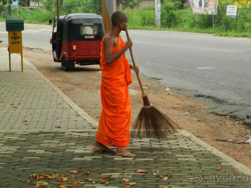 монах за работой